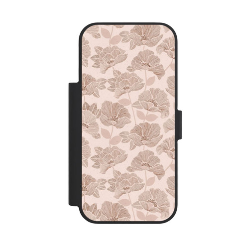 Apple iPhone 18 Pro NIVOflip Brown Floral Block