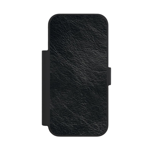 Apple iPhone 18 Pro NIVOflip Schwarzer Lederlook Hintergrund