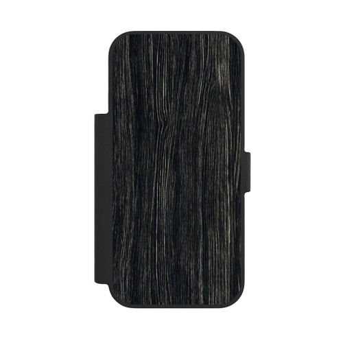 Apple iPhone 18 Pro NIVOflip Dunkle Holzstruktur