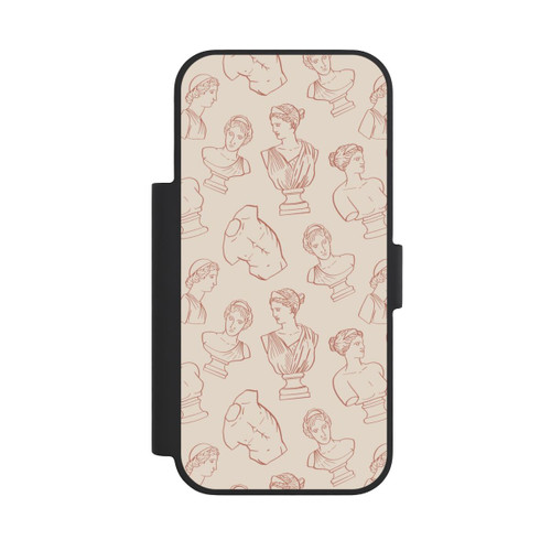 Apple iPhone 18 Pro NIVOflip Greek Deco Busts Brown