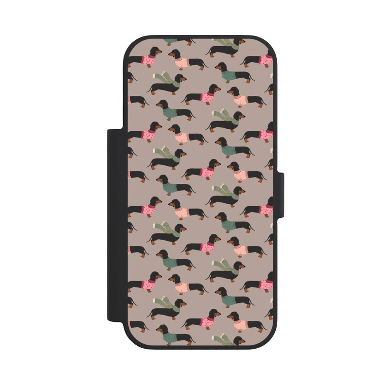 iPhone 18 Pro NIVOflip Modèle Teckel Hiver