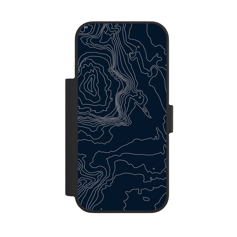 iPhone 18 Pro NIVOflip Berg Höhenlinien Dunkel