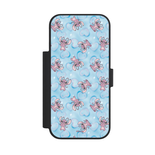 Apple iPhone 18 Pro NIVOflip Lilo &amp; Stitch Angel Pattern Blue Hearts
