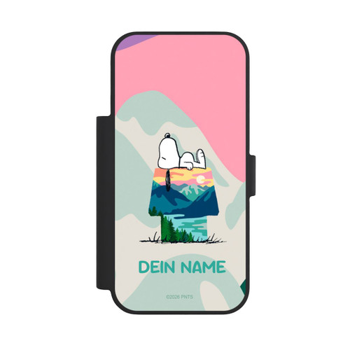 Apple iPhone 18 Pro NIVOflip Snoopy Outdoor Personalisierbar