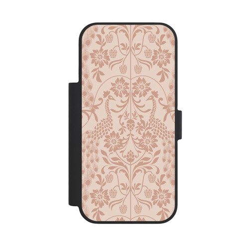 Apple iPhone 18 Pro NIVOflip Vintage Peacock Garden Arts and Crafts Floral