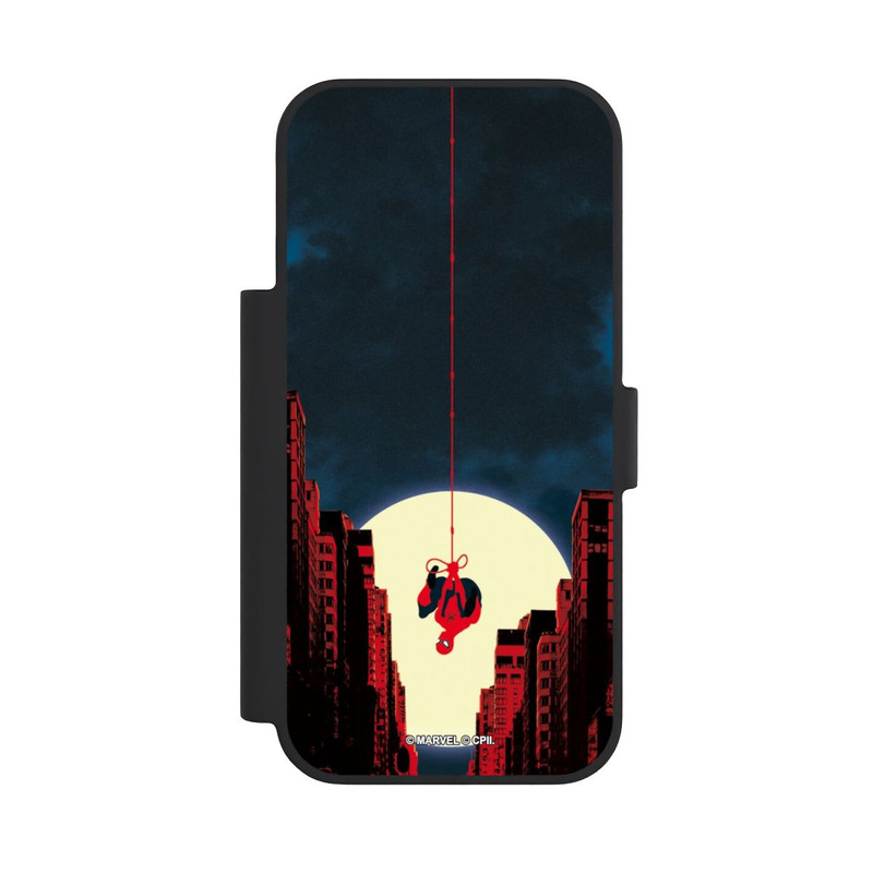 iPhone 18 Pro NIVOflip Spider-Man Marvel between Skyscrapers