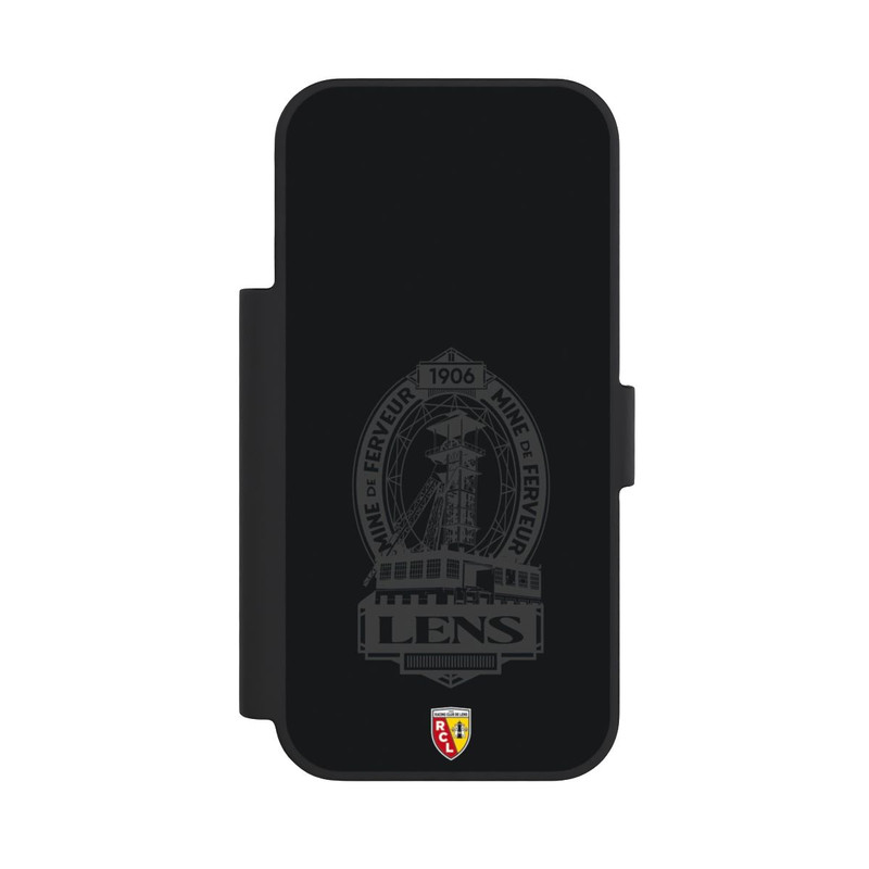 iPhone 18 Pro NIVOflip RC Lens Mine de Ferveur Emblem schwarz