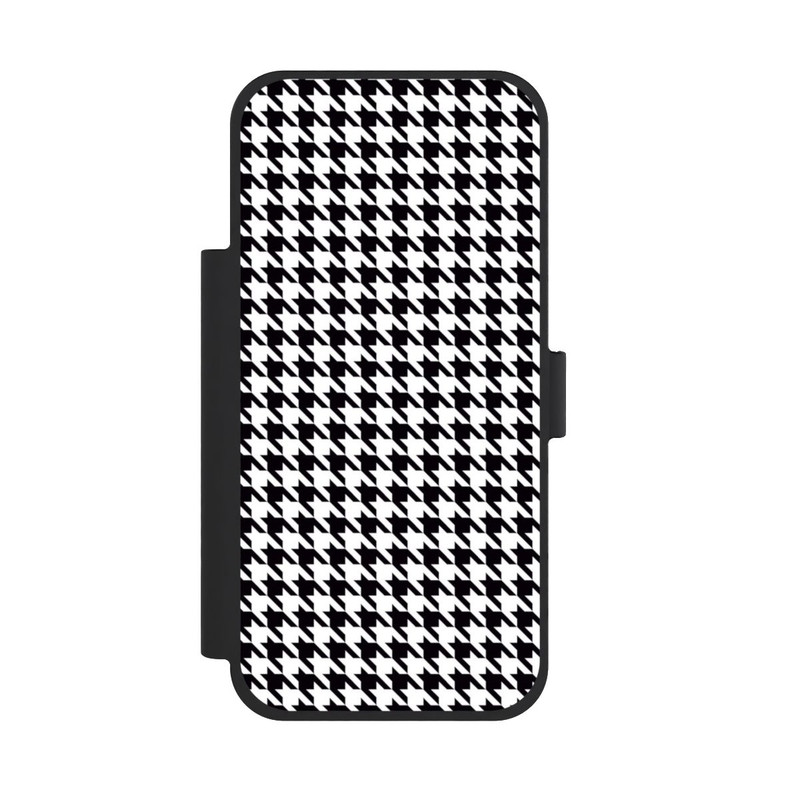 iPhone 18 Pro Max NIVOflip Hahnentritt Schwarz Weiß