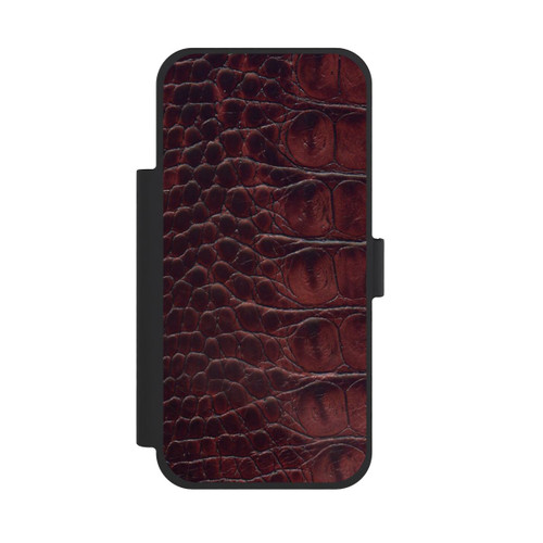 Apple iPhone 18 Pro Max NIVOflip Cuir de Crocodile