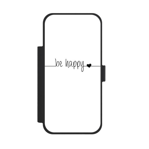 Apple iPhone 18 Pro Max NIVOflip Be Happy Weisser Hintergrund