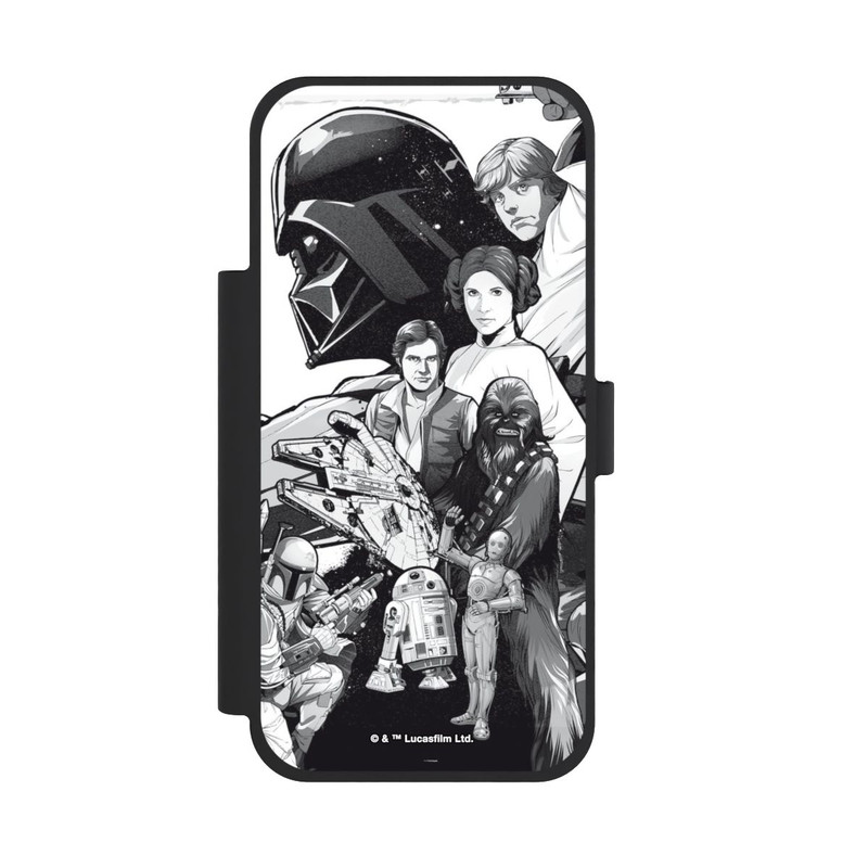 iPhone 18 Pro Max NIVOflip Personnages StarWars - Noir et Blanc