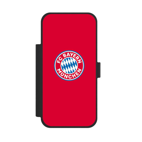 Apple iPhone 18 Pro Max NIVOflip FCB Logo sur fond rouge