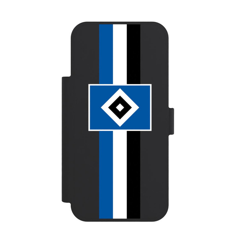 iPhone 18 Pro Max NIVOflip HSV Streifen - Blau-Weiß-Schwarz - ohne Hintergrund