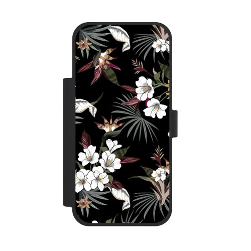 Apple iPhone 18 Pro Max NIVOflip Flowers Black