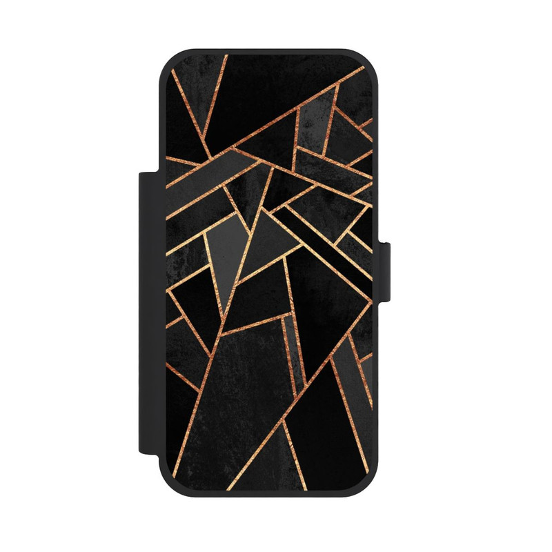 iPhone 18 Pro Max NIVOflip Schwarze Nacht Gold Druck