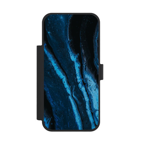 Apple iPhone 18 Pro Max NIVOflip Blue oil texture