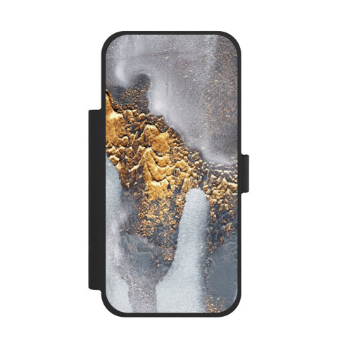 Apple iPhone 18 Pro Max NIVOflip Beton-Gold-Glitzerlook