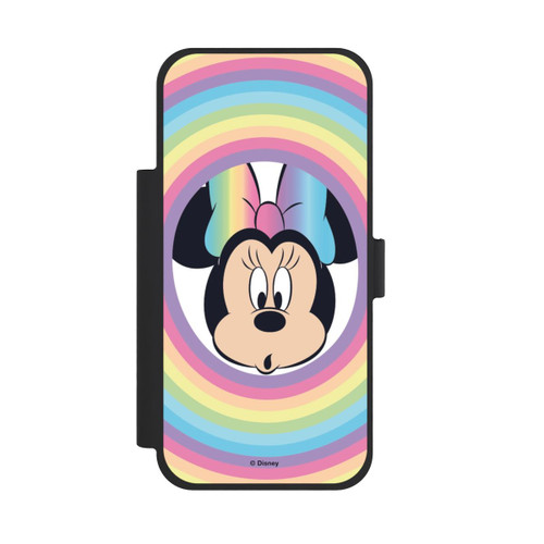 Apple iPhone 18 Pro Max NIVOflip Minnie Arc-en-ciel Rond