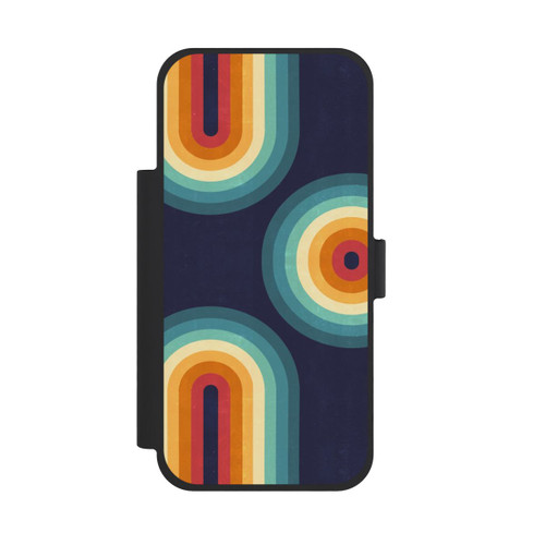 Apple iPhone 18 Pro Max NIVOflip Double Rainbow on Blue