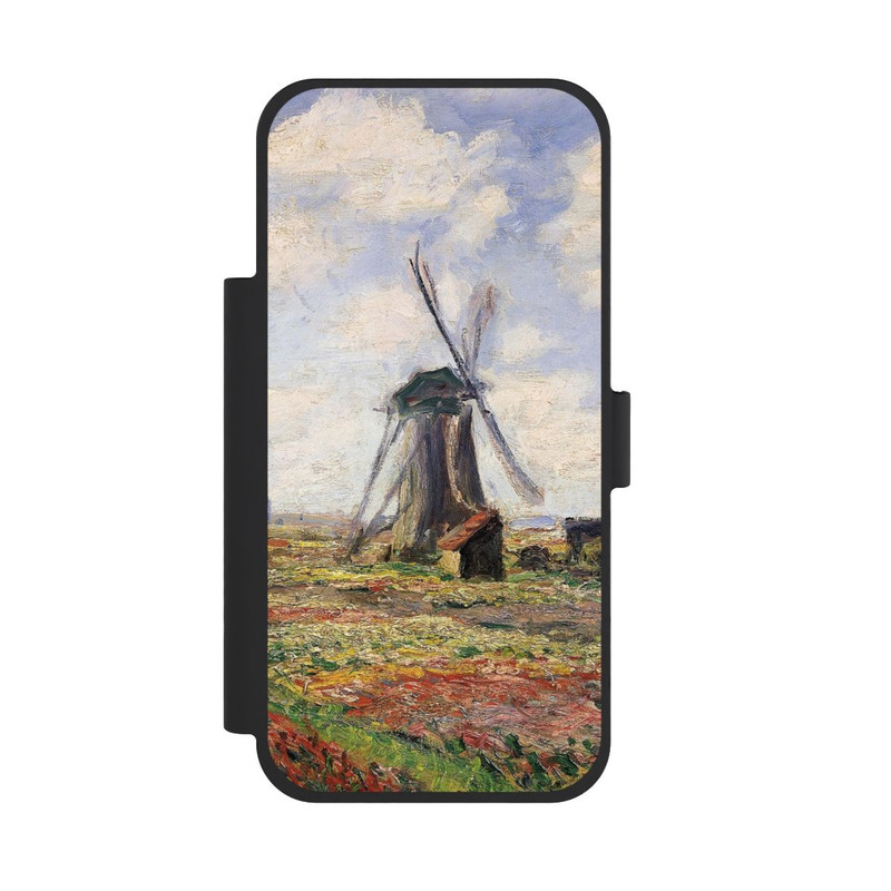iPhone 18 Pro Max NIVOflip Tulip Fields with the Rijnsburg Windmil by Claude Monet