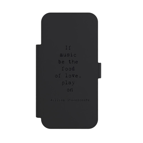 Apple iPhone 18 Pro Max NIVOflip Shakespeare Music Food Transparent