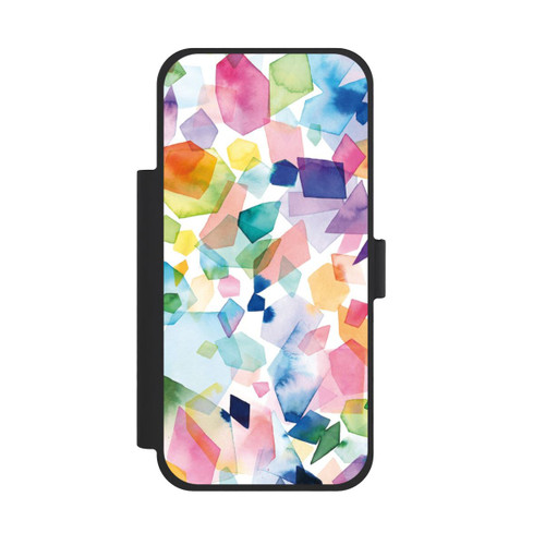 Apple iPhone 18 Pro Max NIVOflip Diamants de pierres précieuses aquarelle colorées