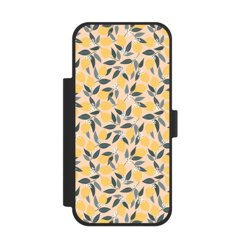 Apple iPhone 18 Pro Max NIVOflip Rosa Zitronen-Muster