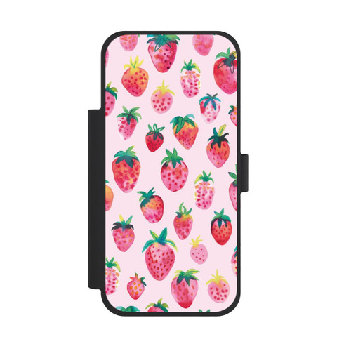 Apple iPhone 18 Pro Max NIVOflip Fraises aquarelles