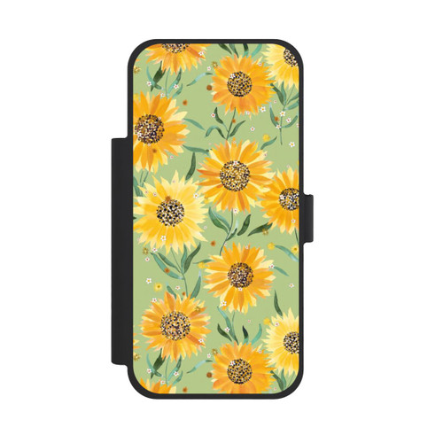 Apple iPhone 18 Pro Max NIVOflip Sonnenblumen grün