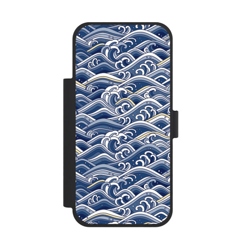 Apple iPhone 18 Pro Max NIVOflip Vagues bleues kanagawa