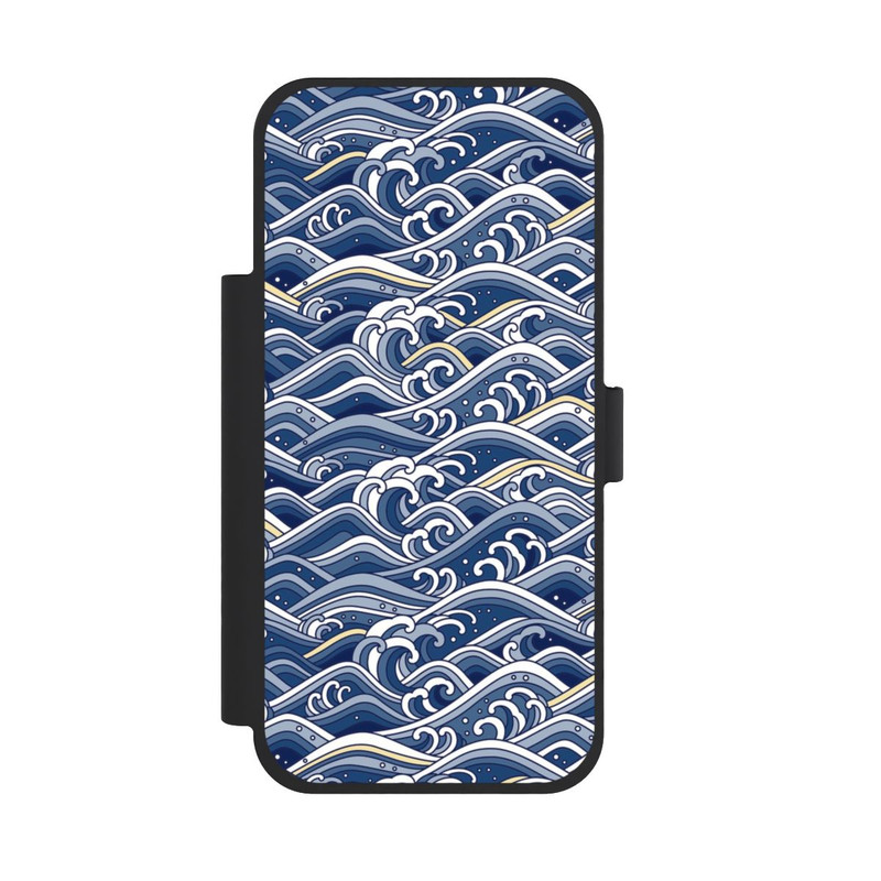 iPhone 18 Pro Max NIVOflip Vagues bleues kanagawa