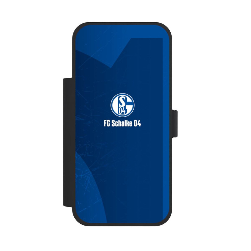 iPhone 18 Pro Max NIVOflip Schalke 04 Blauer Hintergrund Mit Logo
