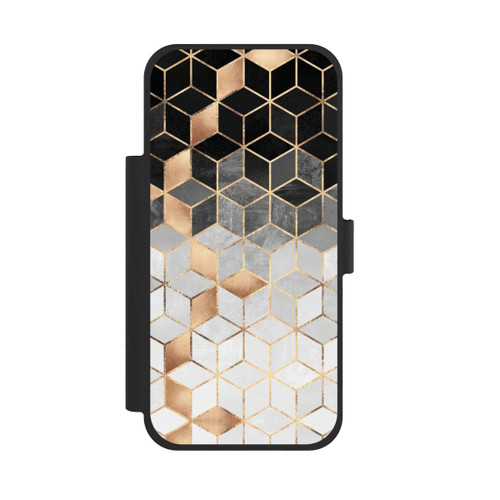 Apple iPhone 18 Pro Max NIVOflip Würfel dunkel und gold