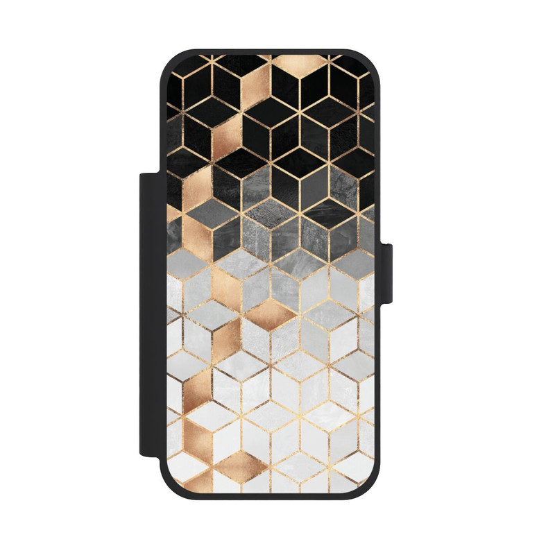 iPhone 18 Pro Max NIVOflip Würfel dunkel und gold