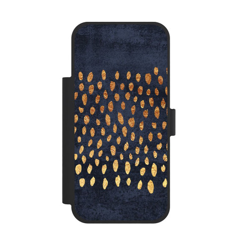 Apple iPhone 18 Pro Max NIVOflip Muster Gold und Marine