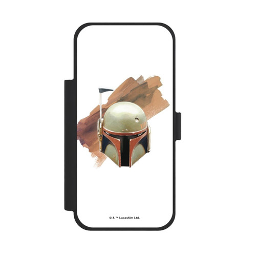 Apple iPhone 18 Pro Max NIVOflip Casque Boba Fett Blanc