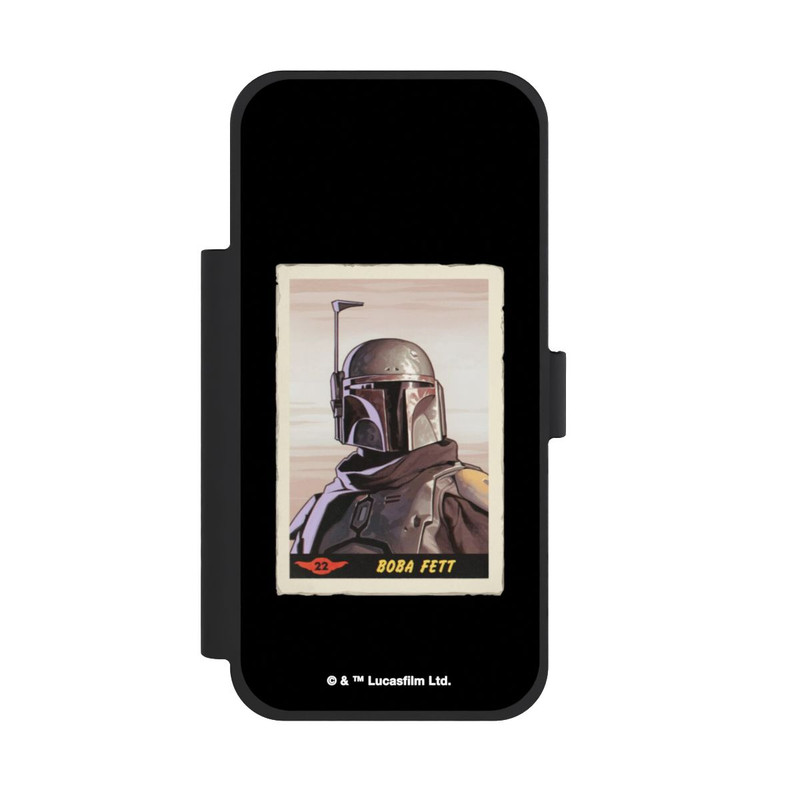 iPhone 18 Pro Max NIVOflip Boba Fett Badges Schwarzer Hintergrund