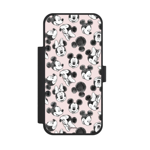 Apple iPhone 18 Pro Max NIVOflip Minnie &amp; Mickey Viele Gesichter Pink