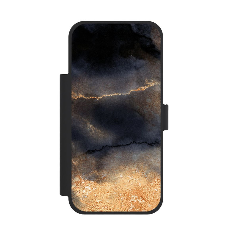iPhone 18 Pro Max NIVOflip Look Marbre Noir & Poussière d'Or