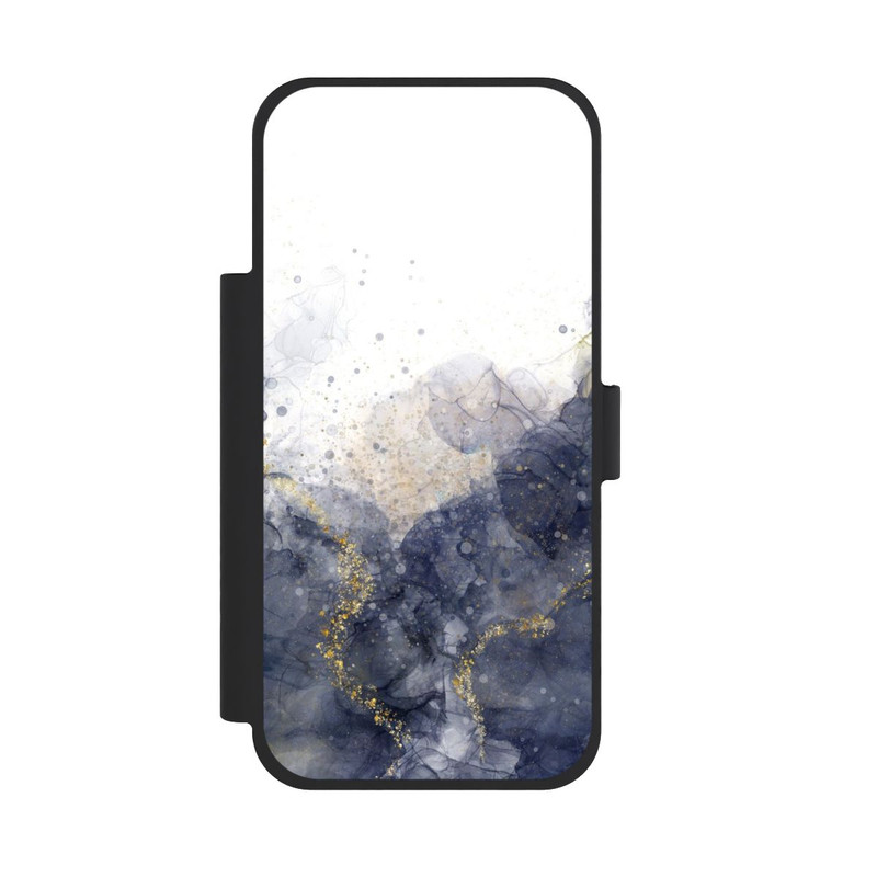 iPhone 18 Pro Max NIVOflip Alcohol Ink Blue Glamour