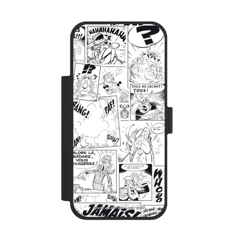 Apple iPhone 18 Pro Max NIVOflip BD Astérix Blanc &amp; Noir