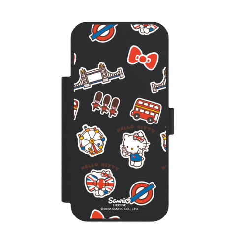 Apple iPhone 18 Pro Max NIVOflip Hello Kitty Londoner Abzeichen Transparent