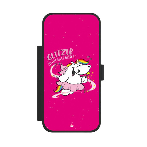 Apple iPhone 18 Pro Max NIVOflip Pummelfee Glitzer 