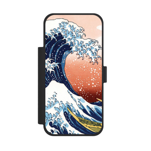 Apple iPhone 18 Pro Max NIVOflip La Grande Vague de Kanagawa Rouge