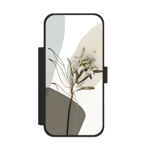 Apple iPhone 18 Pro Max NIVOflip Boho Line Art Olivgrün