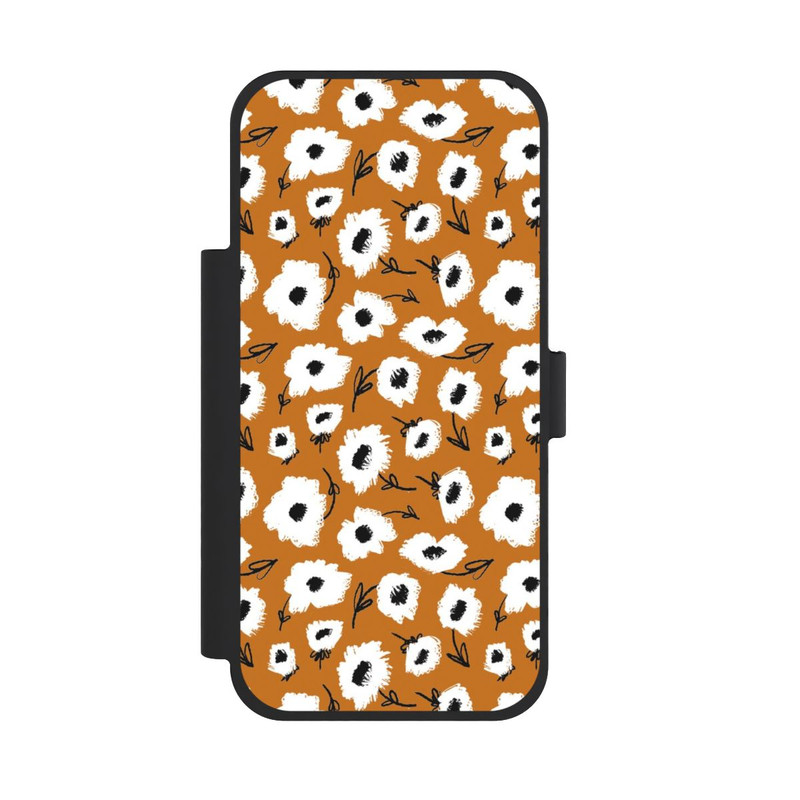 iPhone 18 Pro Max NIVOflip Pattern Fleurs Ocres