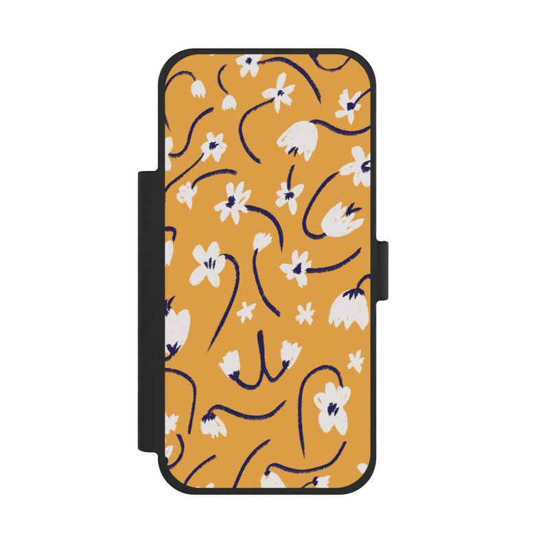iPhone 18 Pro Max NIVOflip Pattern Petites Fleurs Jaunes