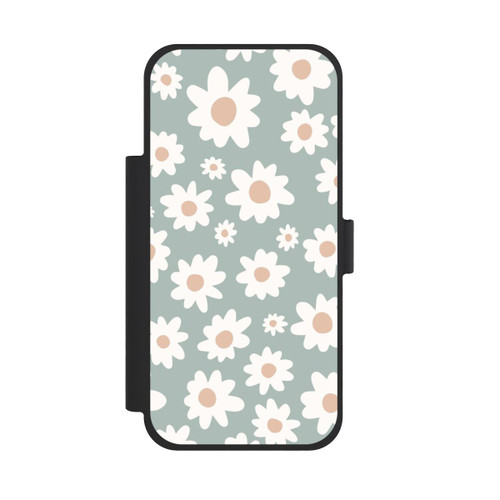 Apple iPhone 18 Pro Max NIVOflip Gänseblümchen Muster grün