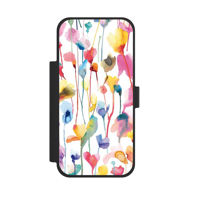 iPhone 18 Pro Max NIVOflip Aquarell Wildblumen bunt