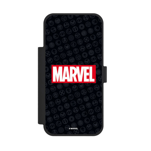 Apple iPhone 18 Pro Max NIVOflip Marvel Logo Noir Rouge